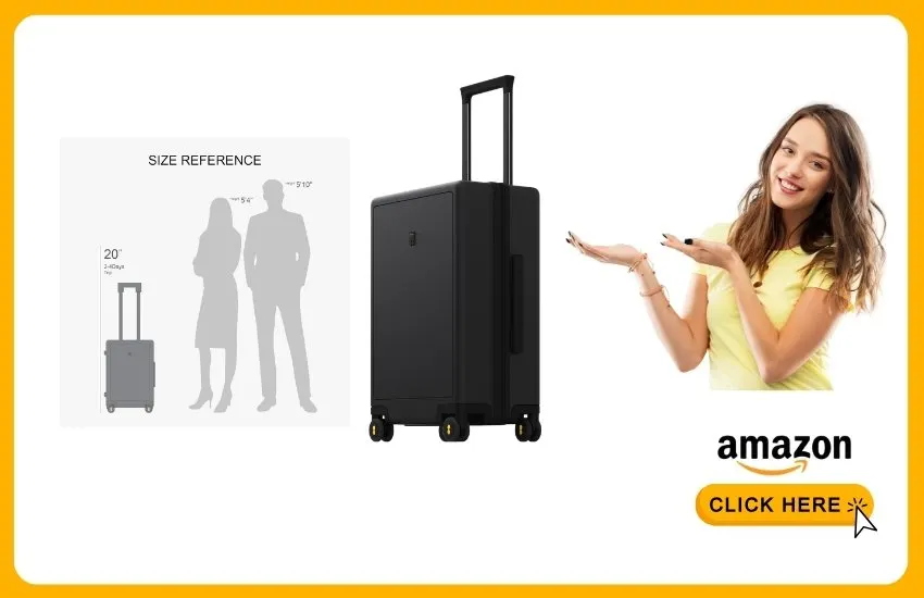LEVEL8 Hard Shell Carry on Luggage
